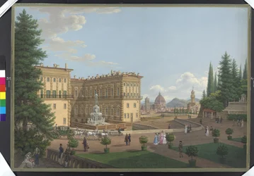 Gouache van Franz Jaschke