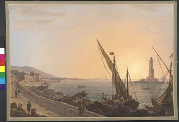 Haven met vuurtoren