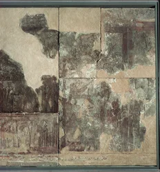 Investituurschilderij. Investituur van Zimri-Lim, vroeg 2e millennium voor Christus ...