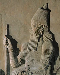 Koning Sargon II van Assur ...