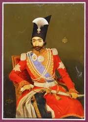 Nasser-al-Din Sjah, Qajar koning van Perzië ...
