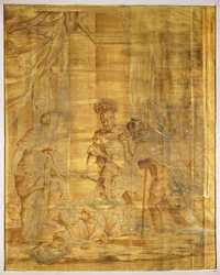 Wandtapijt van Deborah: Jahel killing Sisarah ...