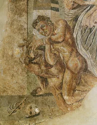 Theseus vecht tegen de minotaurus. Van Formia