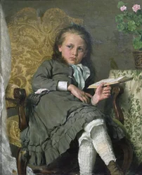 Meisje in stoel