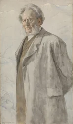 Portret van Henrik Ibsen 1828-1906, 1895