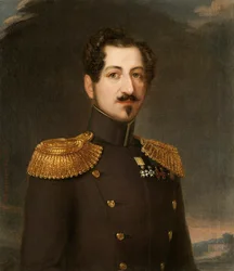 Portret van Oscar I 1799-1859, Koning van Zweden en Noorwegen, 1844