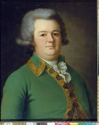 Portret van Vasily Ivanovich Likhachev
