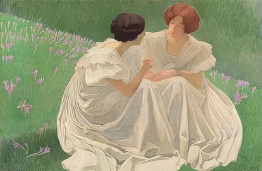 De twee witten (Les Deux Blanches). 1898