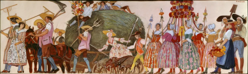 Processie, De hooiwagen