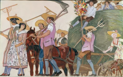 Processie, De hooiwagen