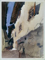 Straat in Savièse
