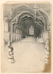 Interieur van Westminster Hall