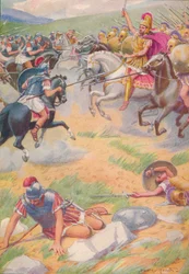 Het harnas van Pyrrhus was rijker en mooier dan dat van zijn soldaten