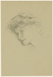 Portret van een jonge vrouw