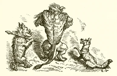 De leeuw, de vos en de wolf