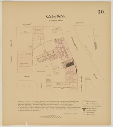 Girard Ave, Germantown Rd, 3rd St en Canal Street, Hexamer General Surveys, 1867
