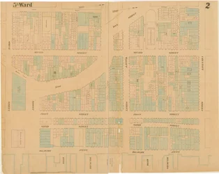 Kaarten van de stad Philadelphia, volume 1, plaat 2, 1860