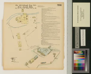 West Amwell Mill, Big Elk Creek, Maryland, Hexamer Algemene Onderzoeken, 1876