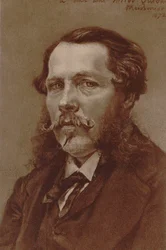 Portret van pianist en componist Alfred Quidant 1815-1893, 1872
