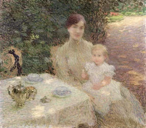 In de tuin, 1904