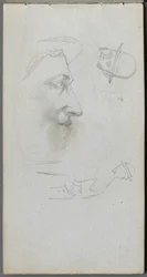 Schetsboek, pagina 14: Figuren