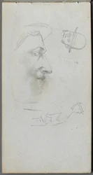 Schetsboek, pagina 14: Figuren
