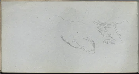 Schetsboek, pagina 72: Figurenstudie