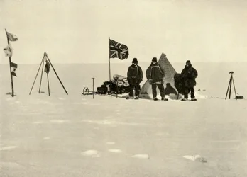 Het kerstkamp op het plateau, december 1908, 1909