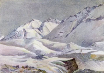 Sierra Navarro, vanaf Hotel Puente del Inca