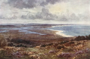 Poole Harbour vanaf Studland