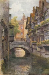 De Canterbury wevers (kleur litho)