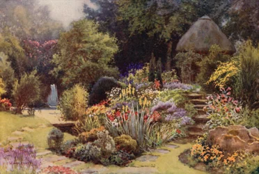 De Japanse tuin, Rufford Abbey