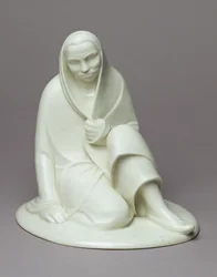 Zittend meisje, 1907-08