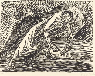 De Schrijvende Profeet (detail)