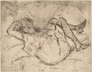 Dromend meisje, 1906