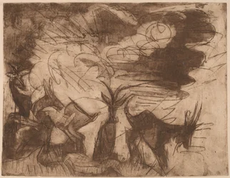 Geiten en wolken, 1919