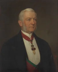 De politicus Karl Wilhelm Philipp Fürst Auersperg