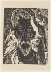 Oude boer - Hoofd van Senn R.