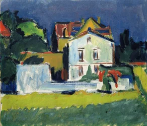 Huis in een landschap