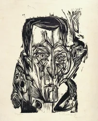 Hoofd van de dichter Frank I