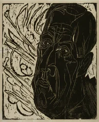 Hoofd van Henry van de Velde (donker)