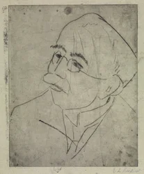 Portret van Gustav Schiefler I