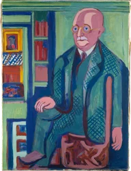 Portret van dr. Carl Hagemann