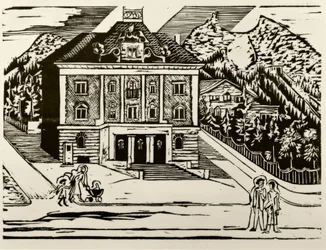 Postgebouw Davos