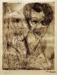 Zelfportret (tekenend)