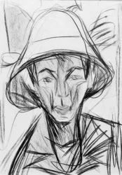 Zelfportret met herdershoed