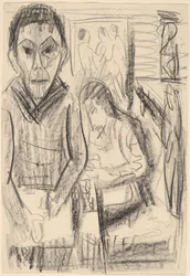 Zelfportret in het Atelier
