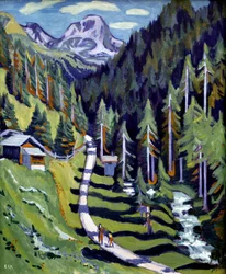 Sertigdal. 1937. (olieverf op doek)