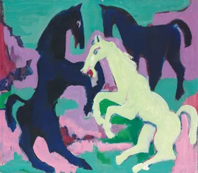 Drie paarden; Drei Pferde, ca. 1923