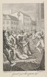 De slachtingen van La Glacière op 16-17 oktober 1791